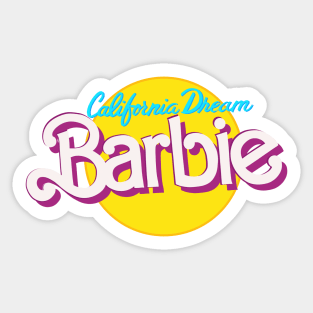 California Dream Sticker